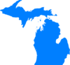 Michigan Teal Clip Art