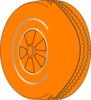 Orange Wheel Clip Art