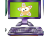 Purple Computer Star Clip Art