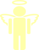 Yellow Unknown Angel Clip Art