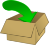 In To The Box Clip Art