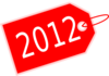 2012 Red Tag Clip Art