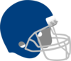 Dark Blue Football Helmet Clip Art
