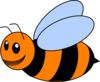 Orange Bumble Bee Clip Art