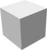 Shaded Cube Clip Art