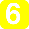 Number 3 Yellow Clip Art
