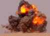 Eod Teams Detonate Expired Ordnance In The Kuwaiti Desert. Clip Art