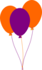 Clemson Balloons Clip Art