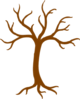 Bare Tree With Roots Clip Art