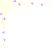 Yellow And Purple Corner Clip Art