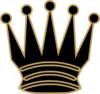 Gray Queen Crown Clip Art