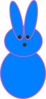 Blue Peep Clip Art
