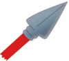 Red Spear Clip Art