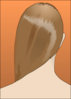 Woman With Shiny Long Hair Clip Art