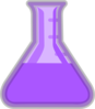 Purple Flask Lab Clip Art