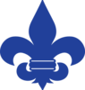 Blue Fleur De Lis Cub Scout  Clip Art