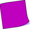 Purple Sticky Note Clip Art