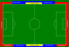Soccer Match Diagram As Clip Art