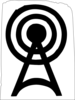 Radio Tower Logo Punkrock Clip Art