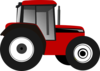 New Red Tractor Clip Art