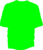 Tshirt Green Clip Art