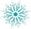 Snowflake Ice Blue Clip Art