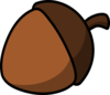 Cartoon-acorn Clip Art