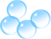 Blue Bubbles Clip Art
