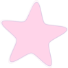 Baby Pink Star Clip Art