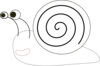 Snail Outline For Crafting Clip Art