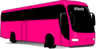 Atlanta Pink Bus Clip Art