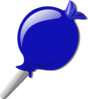 Blue Lolly Clip Art