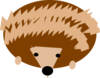 2nd  Hedgehog Clip Art
