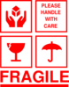 Fragile Sticker Clip Art