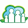 Royalty Free Vector Of An Eco Family And Leaves Logo By Lal Perera Clip Art