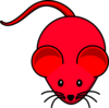 Red Mouse Clip Art