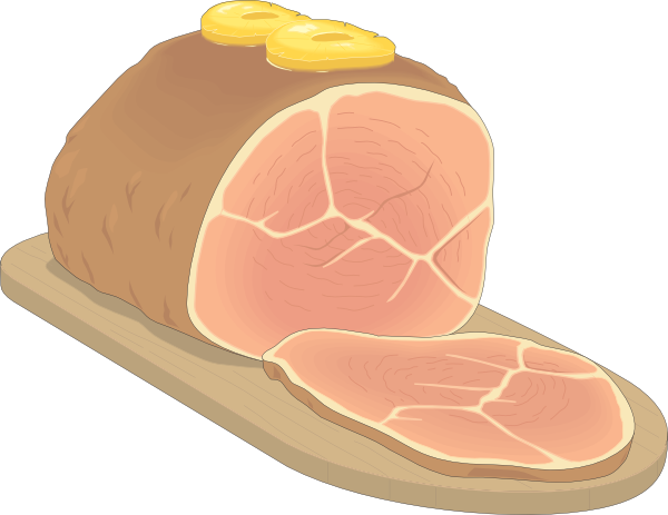 Ham With Pineapple Clip Art at Clker.com - vector clip art online ...