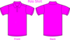 Polo Shirt Violet Clip Art
