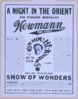 A Night In The Orient The Pioneer Mentalist Newmann The Great And His Marvelous Show Of Wonders. Clip Art