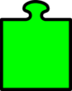 Green Plug-in Clip Art
