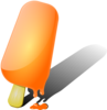 Orange Popsicle Clip Art