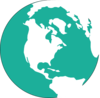 World Grey Logo 3 Clip Art