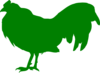 Green Chicken Clip Art
