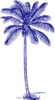 Navy Palm Tree Clip Art