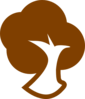 Brown Tree Icon Clip Art
