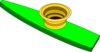 Green Kazoo Clip Art