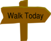 Walk Today Clip Art