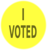 Yel Vote Sign Clip Art