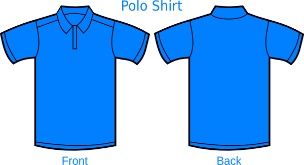 Light Blue Polo Shirt Clip Art at Clker.com - vector clip art online,  royalty free & public domain