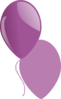 Purple Shiny Balloon Clip Art